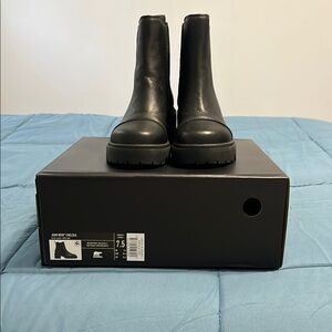 Sorel Black Ankle Boots